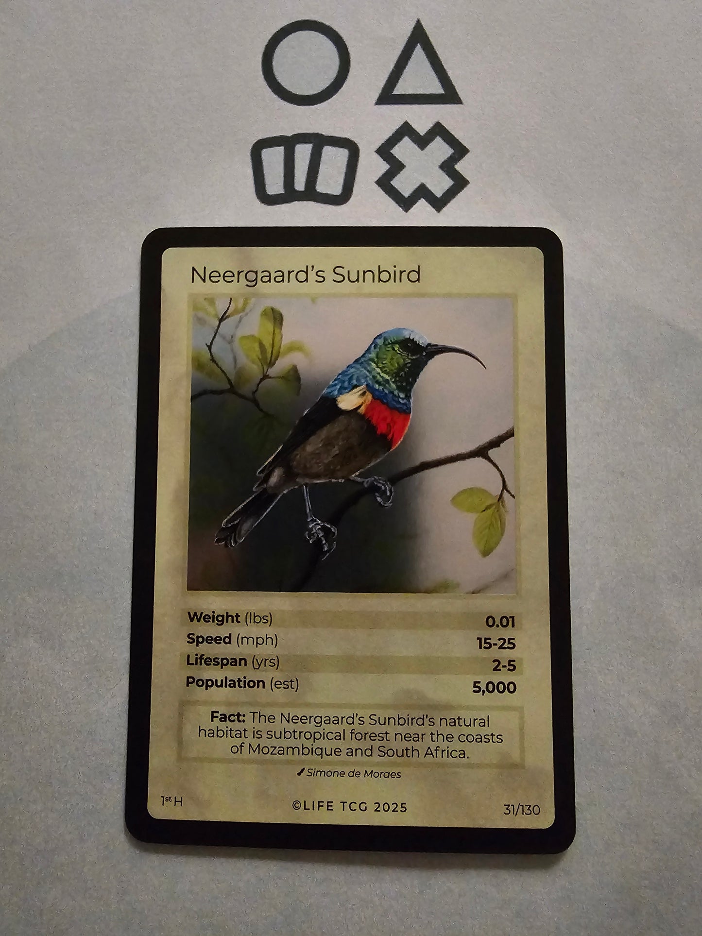 Life TCG Neergaard's Sunbird Holo - NM (31 Birds - POP 5.000)