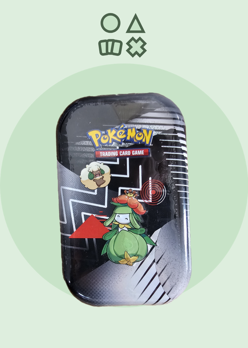 Pokémon Karmesin & Purpur Weiße Flammen und Schwarze Blitze Mini Tin