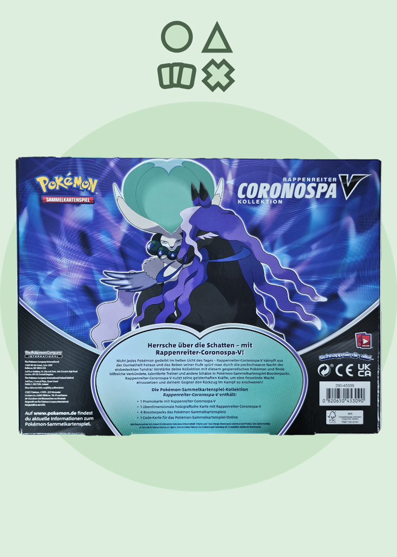Pokémon Rappenreiter-Coronospa V Kollektion - deutsch