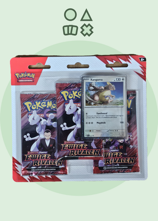 Pokémon Karmesin & Purpur Ewige Rivalen 3er Blister - deutsch