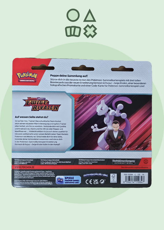 Pokémon Karmesin & Purpur Ewige Rivalen 3er Blister - deutsch