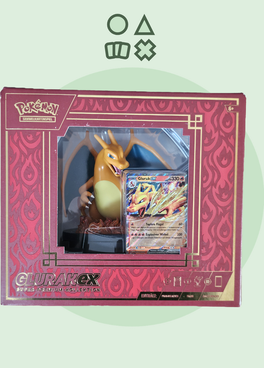 Pokémon Glurak ex Super-Premium-Kollektion - deutsch