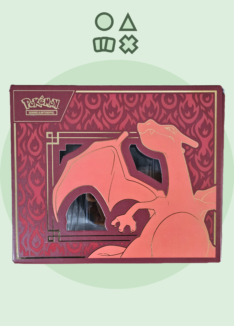 Pokémon Glurak ex Super-Premium-Kollektion - deutsch