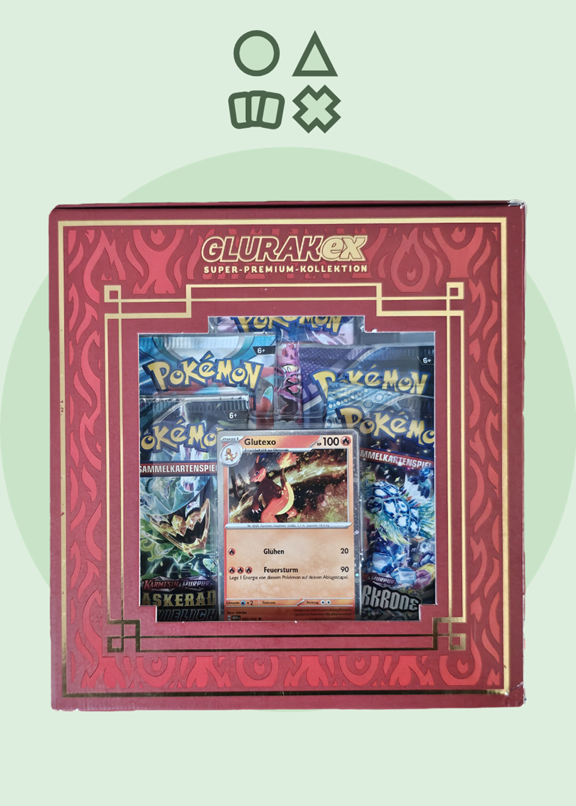 Pokémon Glurak ex Super-Premium-Kollektion - deutsch