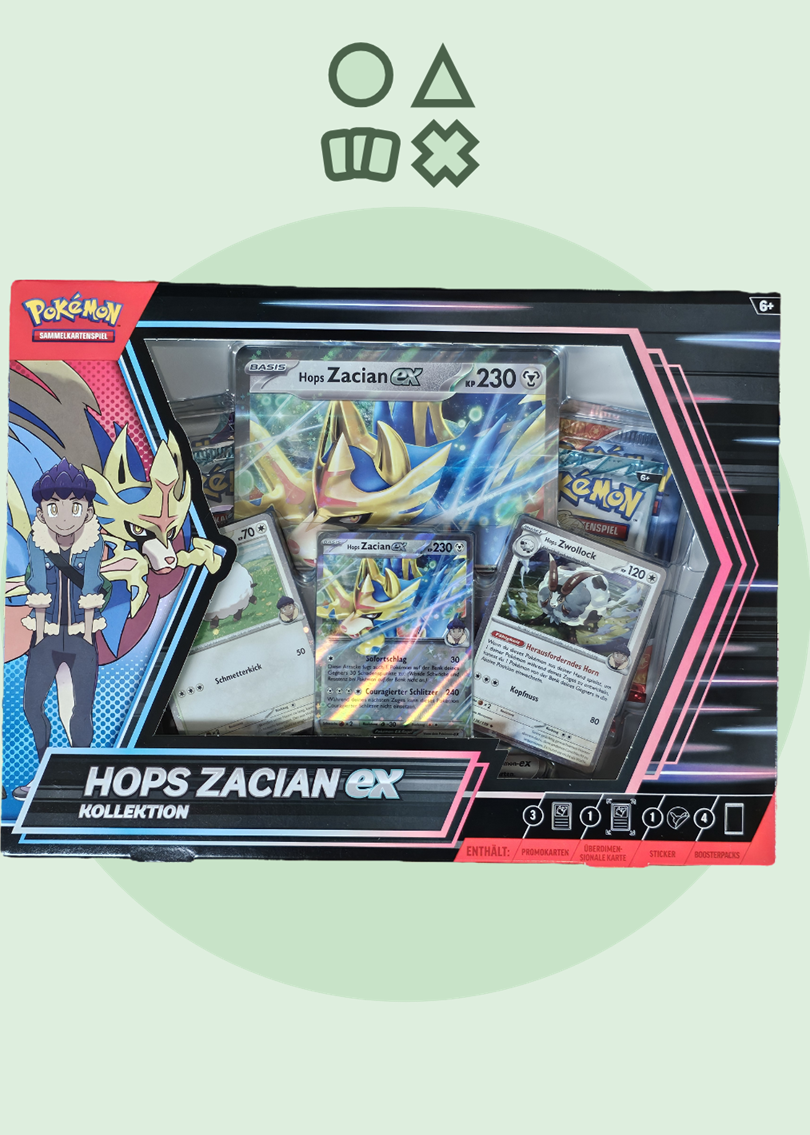Pokémon Hops Zacian Ex Kollektion - deutsch