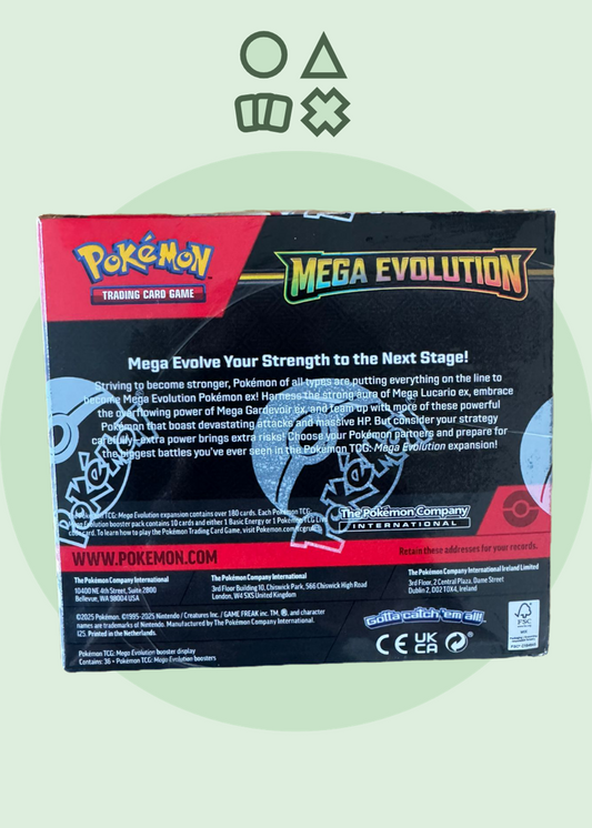 Pokémon Mega Evolution Base Set Display (36 Booster) - englisch
