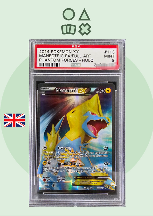 Manectric EX - PSA 9 (PHF113 XY Phantom Forces)