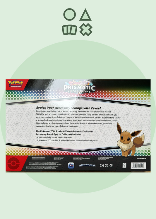 Pokémon Prismatic Evolutions Accessory Pouch Special Collection