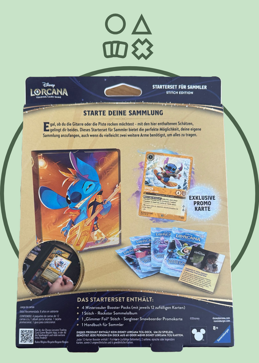 Disney Lorcana TCG Stitch Starterset für Sammler - deutsch