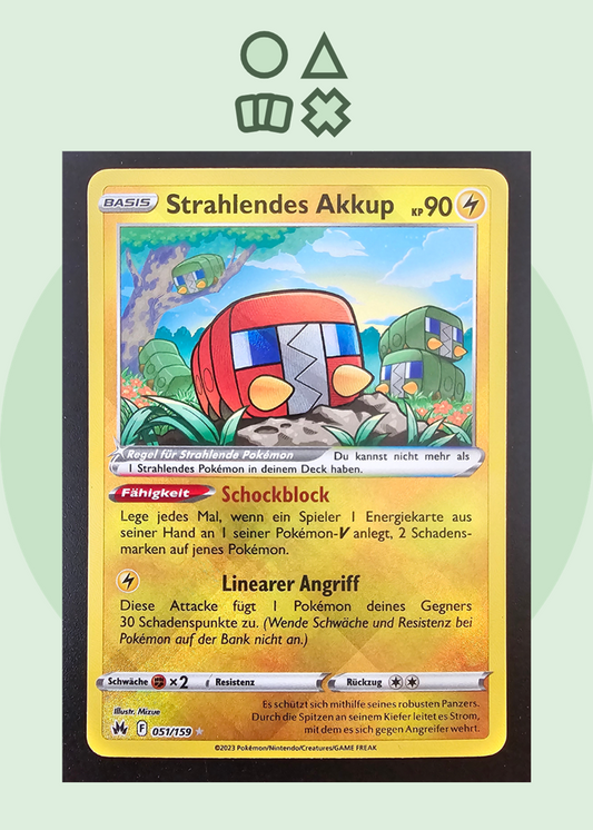 Strahlendes Akkup - NM (CRZ051 Sword & Shield Crown Zenith)