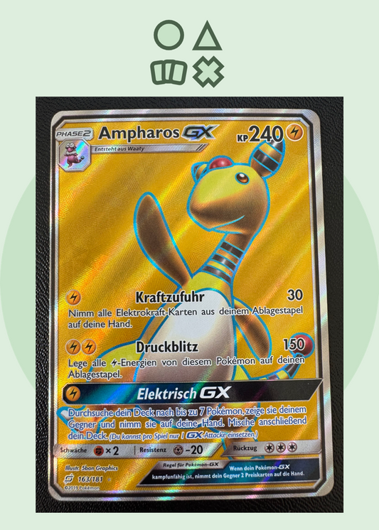 Ampharos GX - NM (TEU163 SM Team Up)