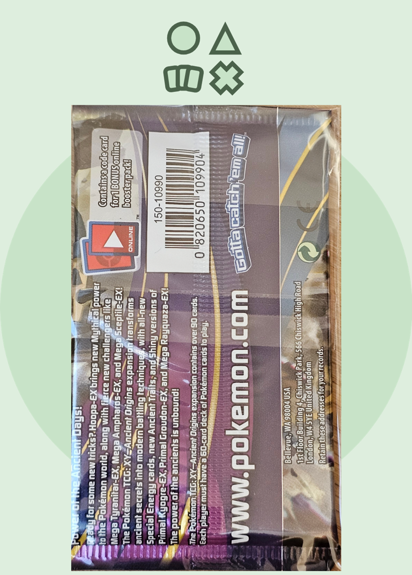 Pokémon XY Ancient Origins Booster - englisch