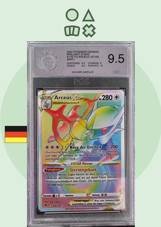 Arceus VSTAR - PGS 9.5 (BRS176 Sword & Shield Brillant Stars)