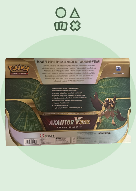 Pokémon Axantor VSTAR Premium-Kollektion - deutsch