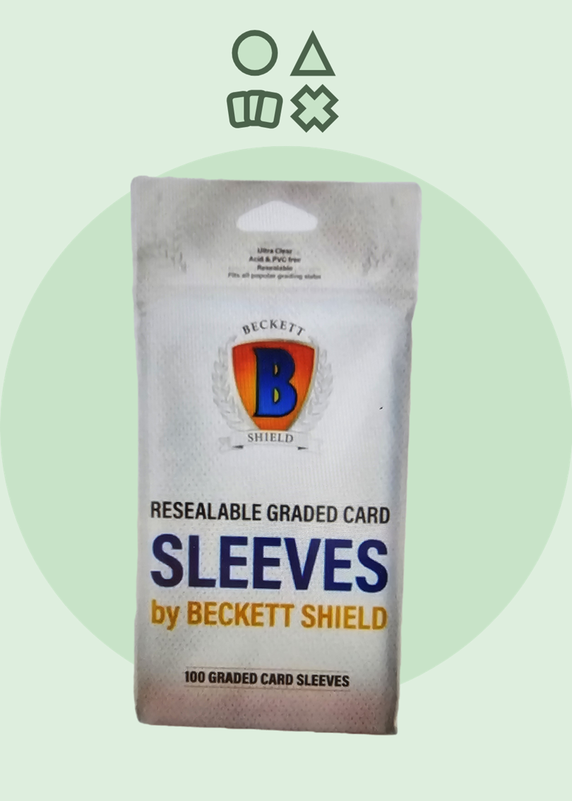 Beckett Shield - Graded Card Sleeves (100 Graded Card Sleeves)