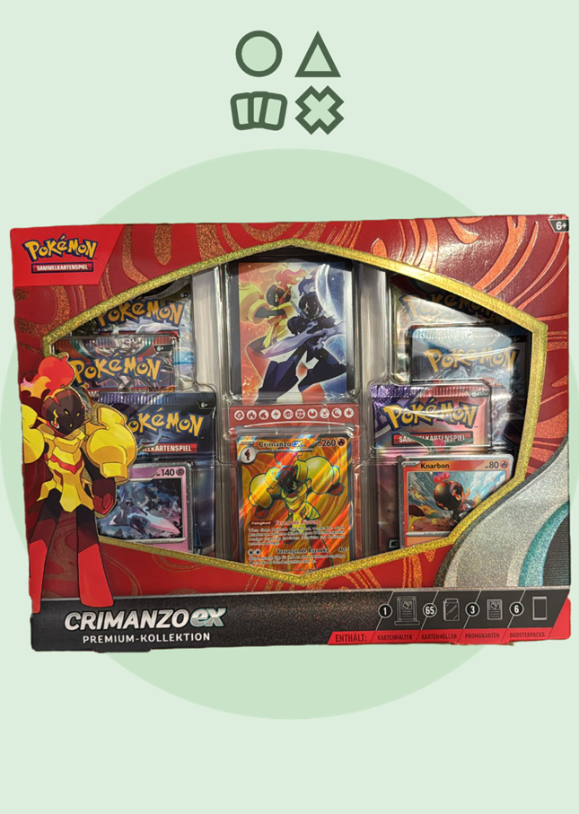 Pokémon Crimanzo ex Premium Kollektion - deutsch