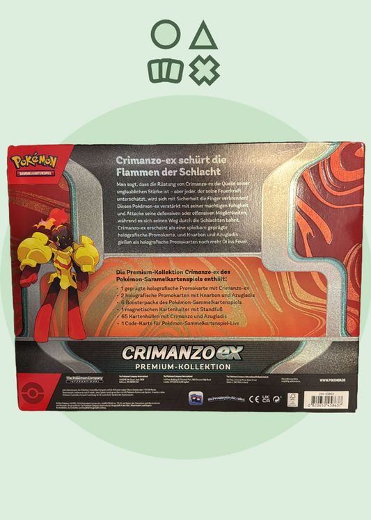 Pokémon Crimanzo ex Premium Kollektion - deutsch