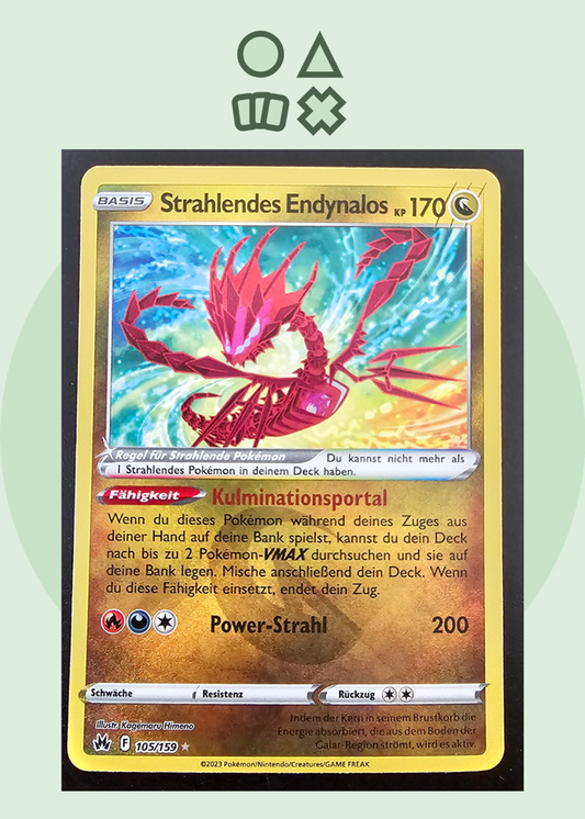 Strahlendes Endynalos - NM (CRZ105 Sword & Shield Crown Zenith)