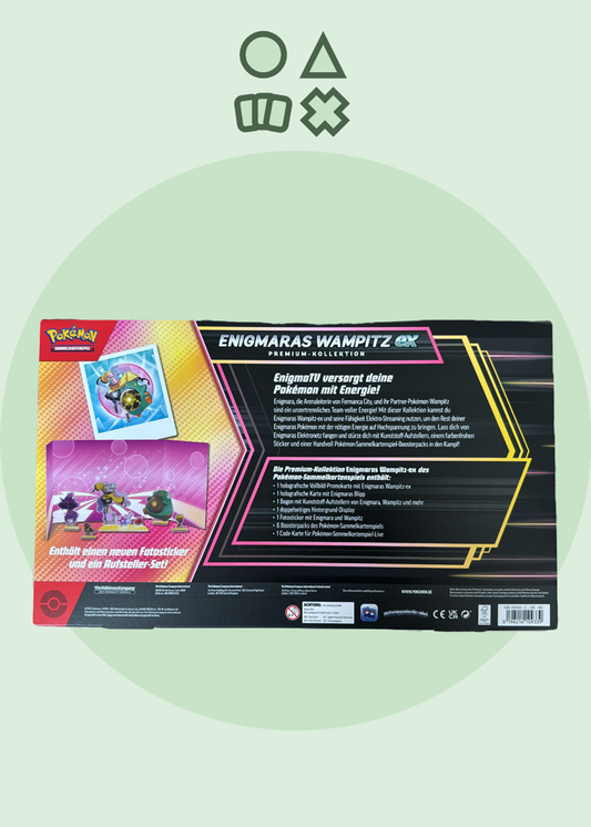 Pokémon Enigmaras Wampitz ex Premium-Kollektion