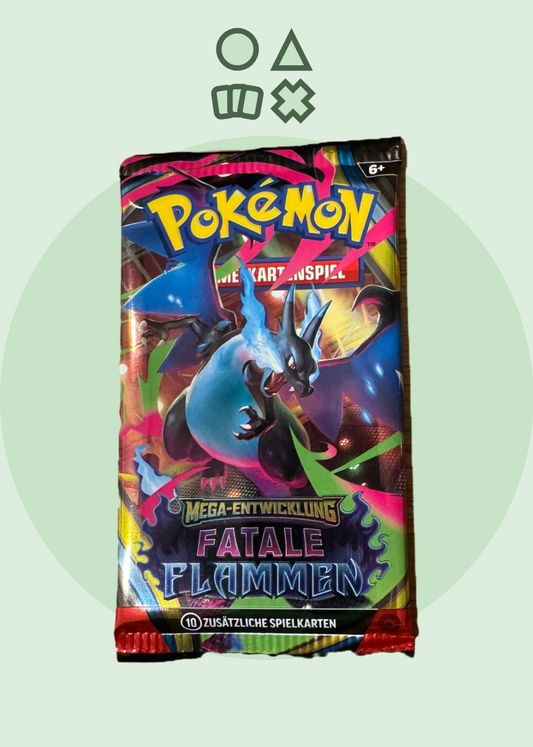 Pokémon Mega Entwicklungen Fatale Flammen Booster - deutsch