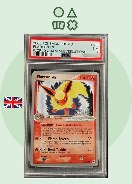 Flareon ex - PSA 7 (Promo World Champ Eeveelutions)