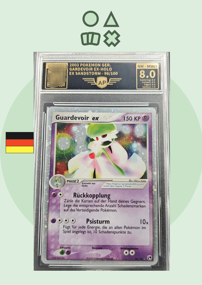 Gardevoir EX - AP Grading 8.0 (SS96 EX Sandstorm)
