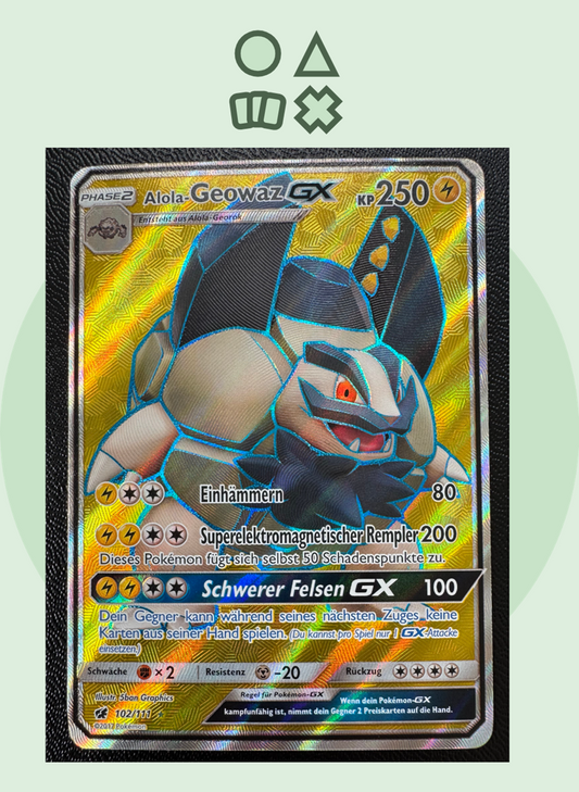Alola-Geowaz GX - NM (CIN102 SM Crimson Invasion)
