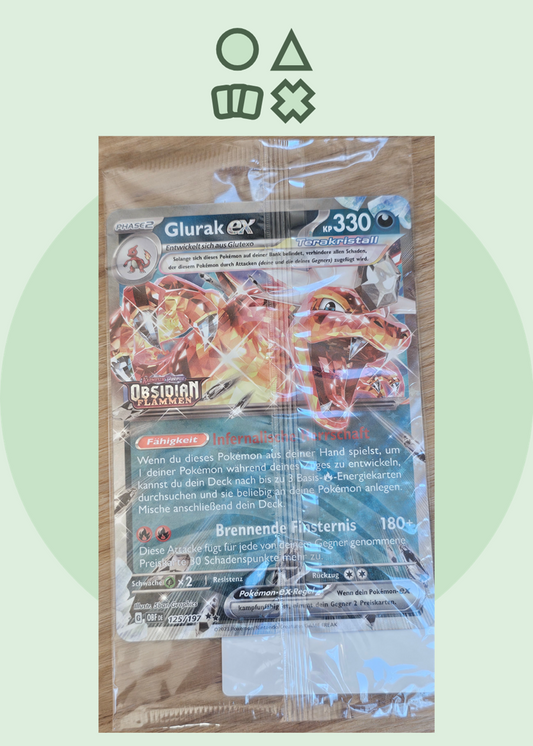 Glurak ex - Near Mint (OBF125 Promo - OVERSIZED)