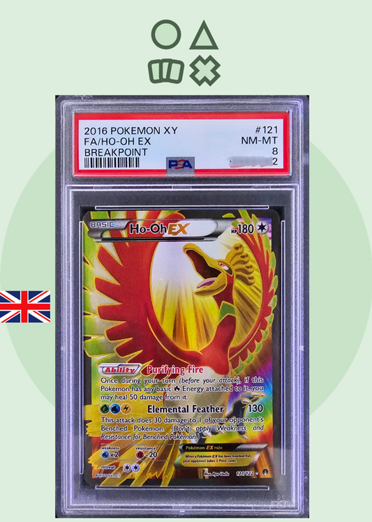 Ho-Oh EX PSA 8 (BKP121 XY Breakpoint)