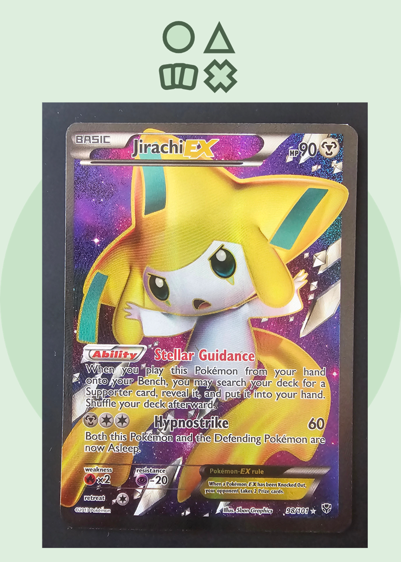 Jirachi EX - NM (PLB98 B&W Plasma Blast)