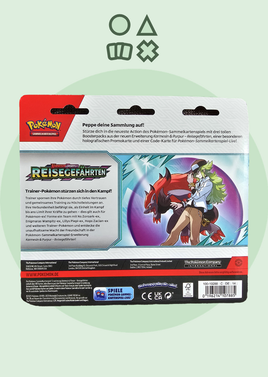 Pokémon Karmesin & Purpur Reisegefährten 3er-Blister - Journey Together - deutsch