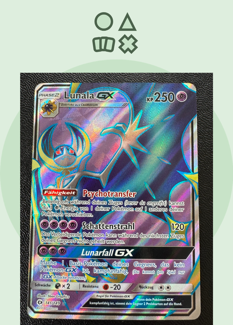 Lunala GX - NM (SUM141 Sun & Moon Base)