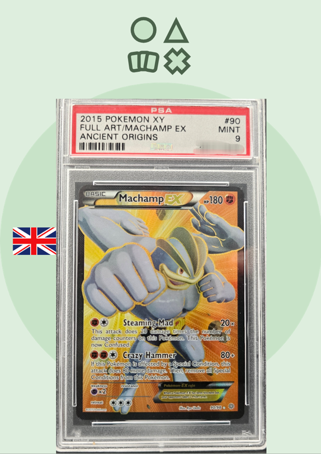 Machamp EX - PSA 9 (AOR90 XY Ancient Origins)