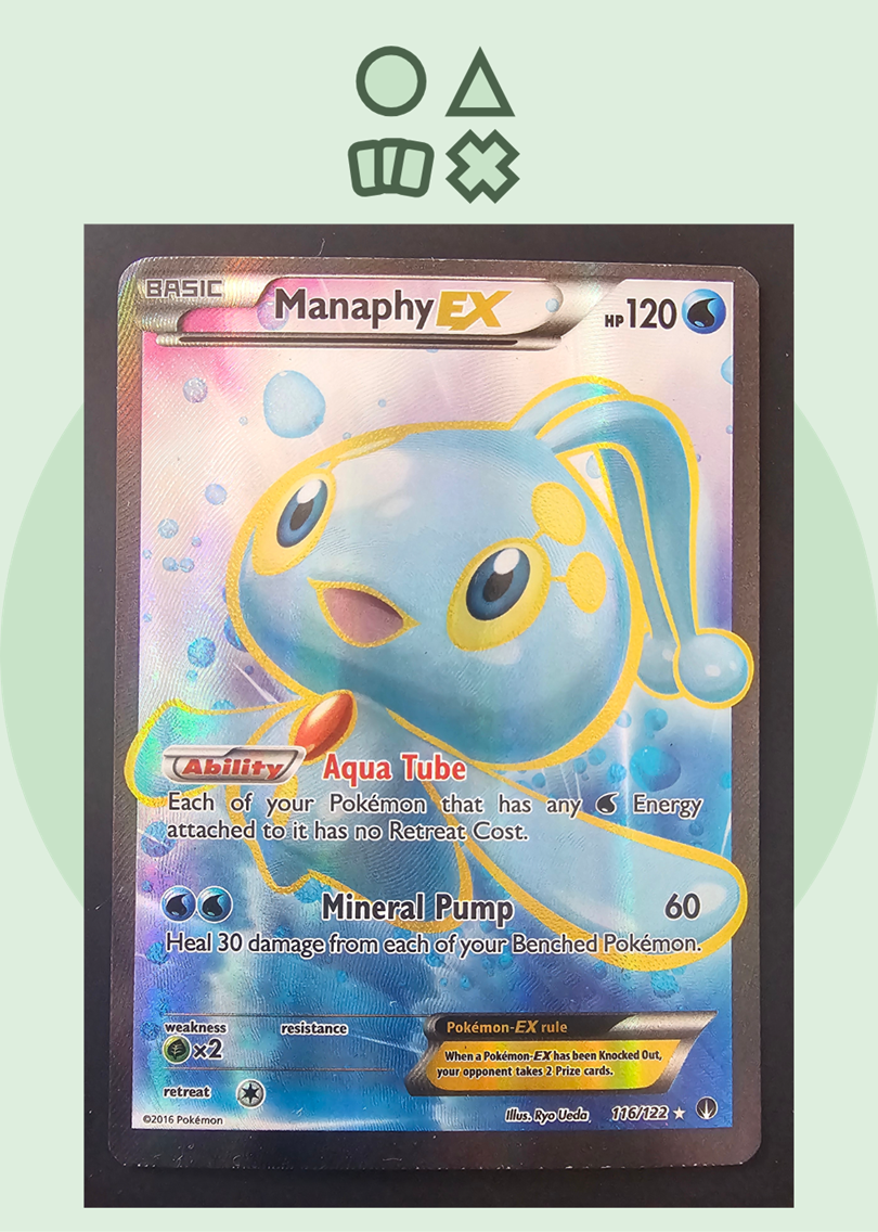 Manaphy EX - NM (BKP 116 XY Breakthrough)