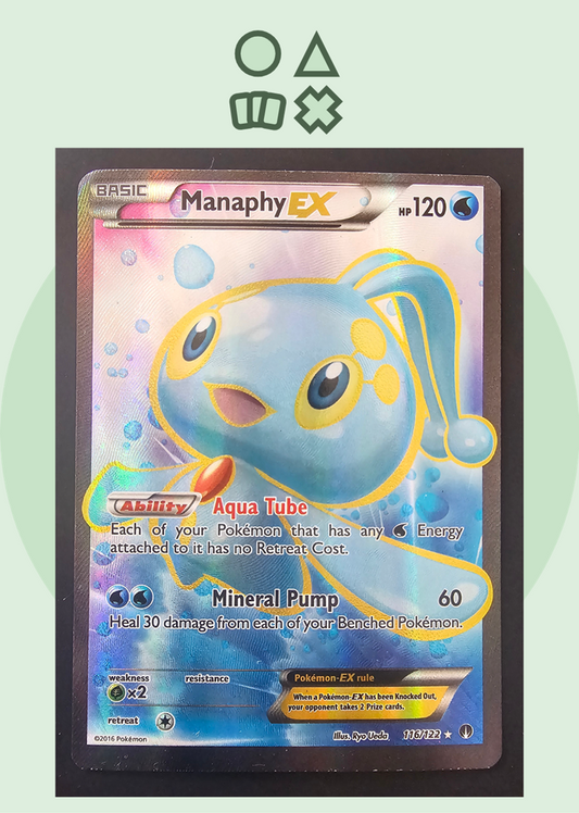 Manaphy EX - NM (BKP 116 XY Breakthrough)