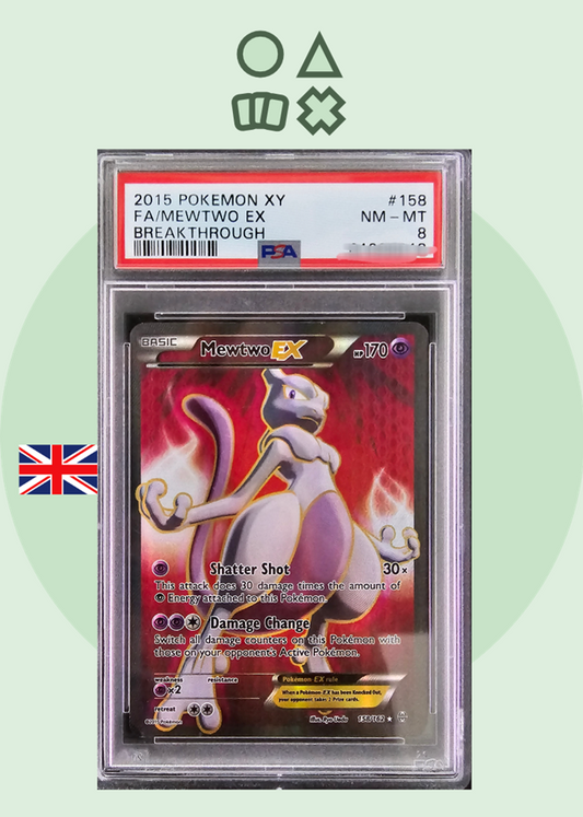 Mewtwo EX - PSA 8 (BKT158 XY Breakthrough)