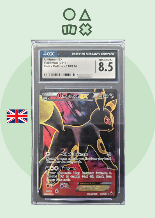 Umbreon EX - CGC 8.5 (FCO119 XY Fates Collide)