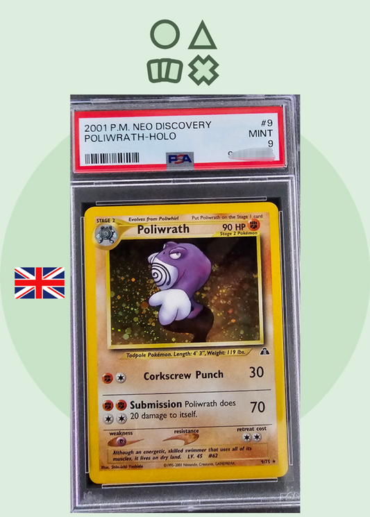Poliwrath - PSA 9 (NDI9 Neo Discovery)