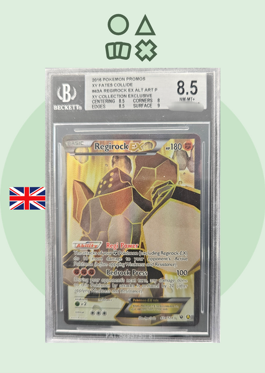 Regirock EX - BGS 8.5 (FCO43A XY Fates Collide)