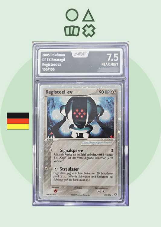 Registeel EX - AOG 7.5 (EM100 EX Emerald)
