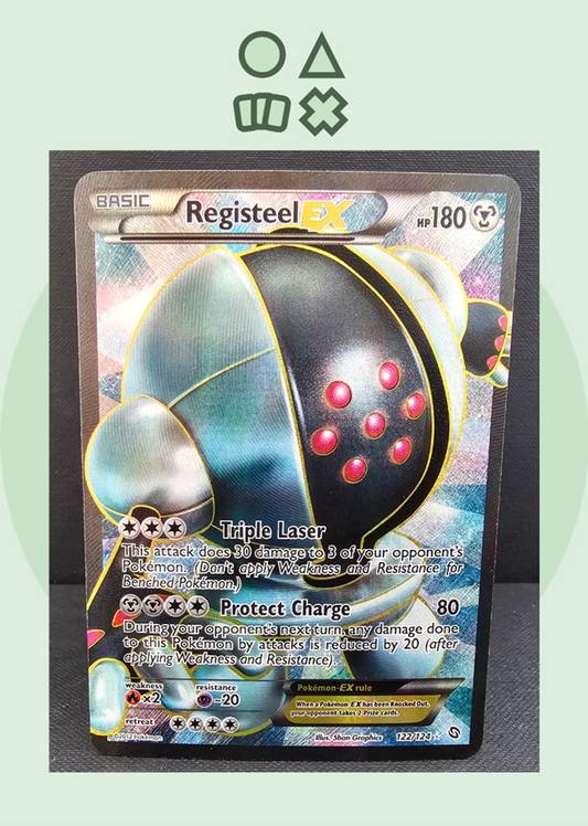 Registeel EX - NM (DRX122 B&W Dragons Exalted)