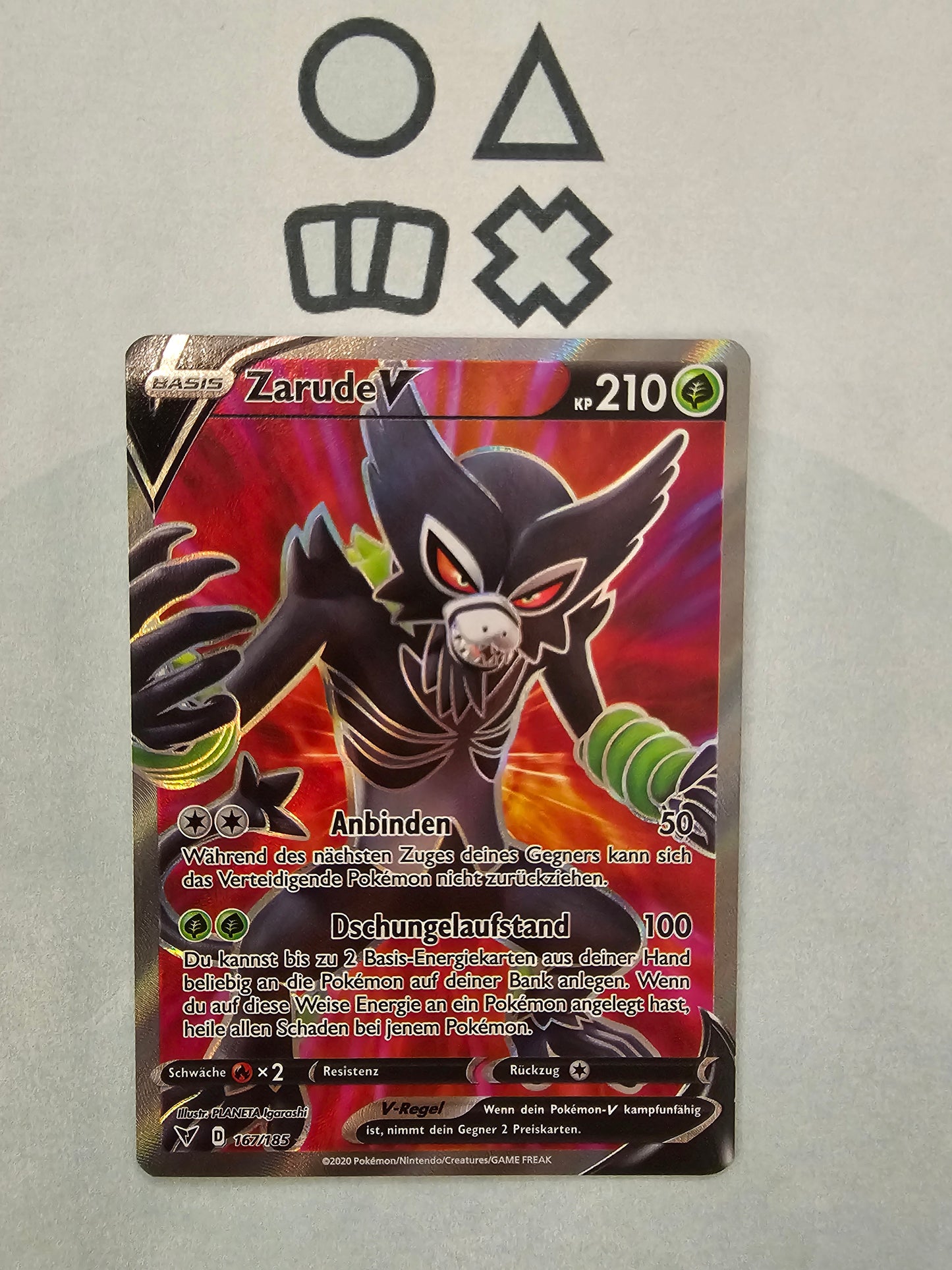 Zarude V - NM (VIV167 SWSH Vivid Voltage)