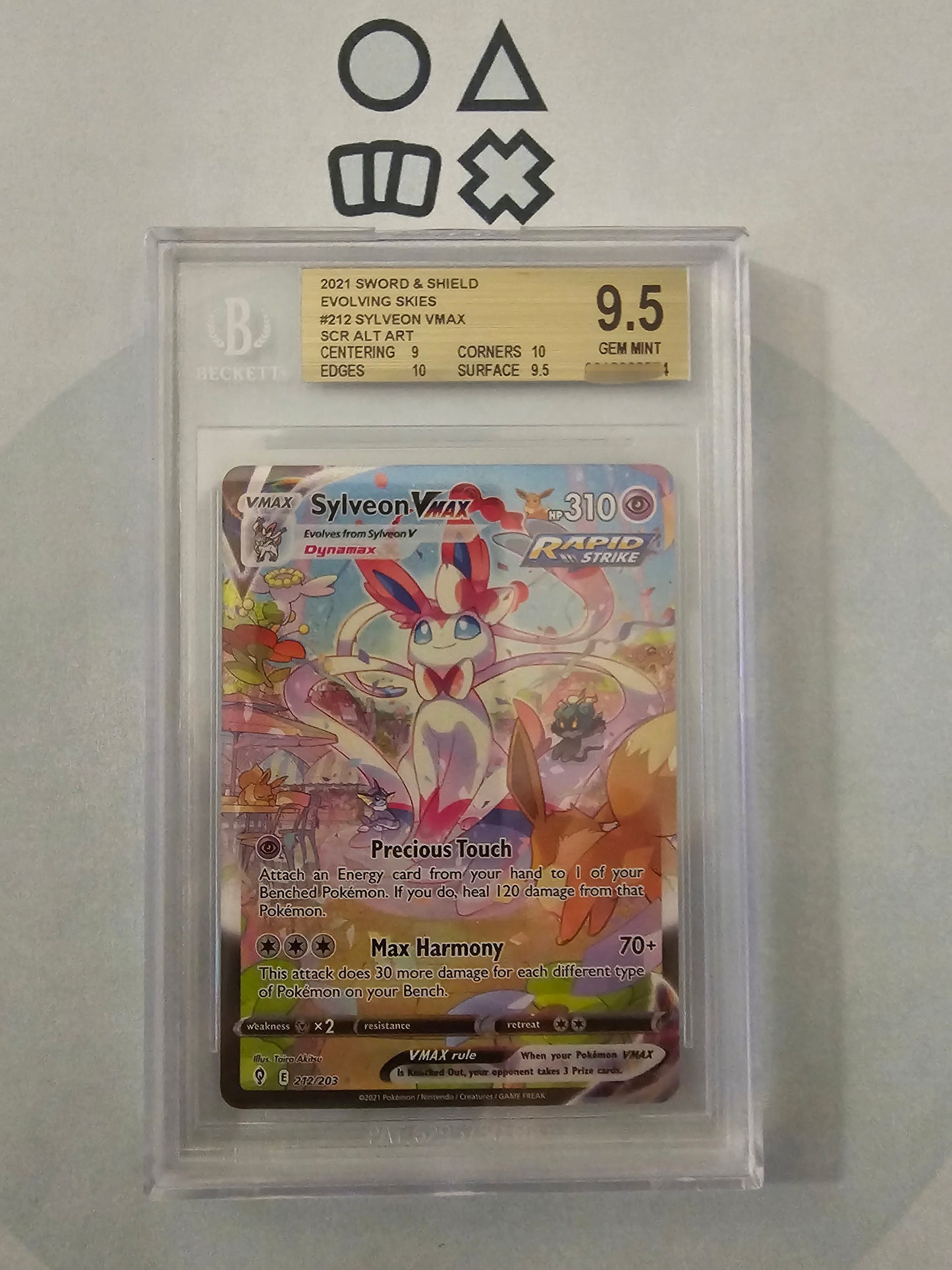 Sylveon VMAX - BGS 9.5 (EVS212 SWSH Evolving Skies)