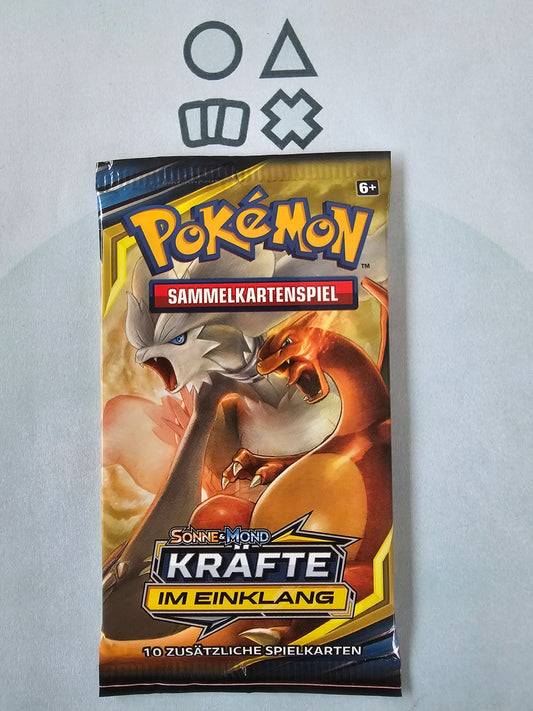 Pokémon Sonne & Mond Kräfte im Einklang Booster - deutsch