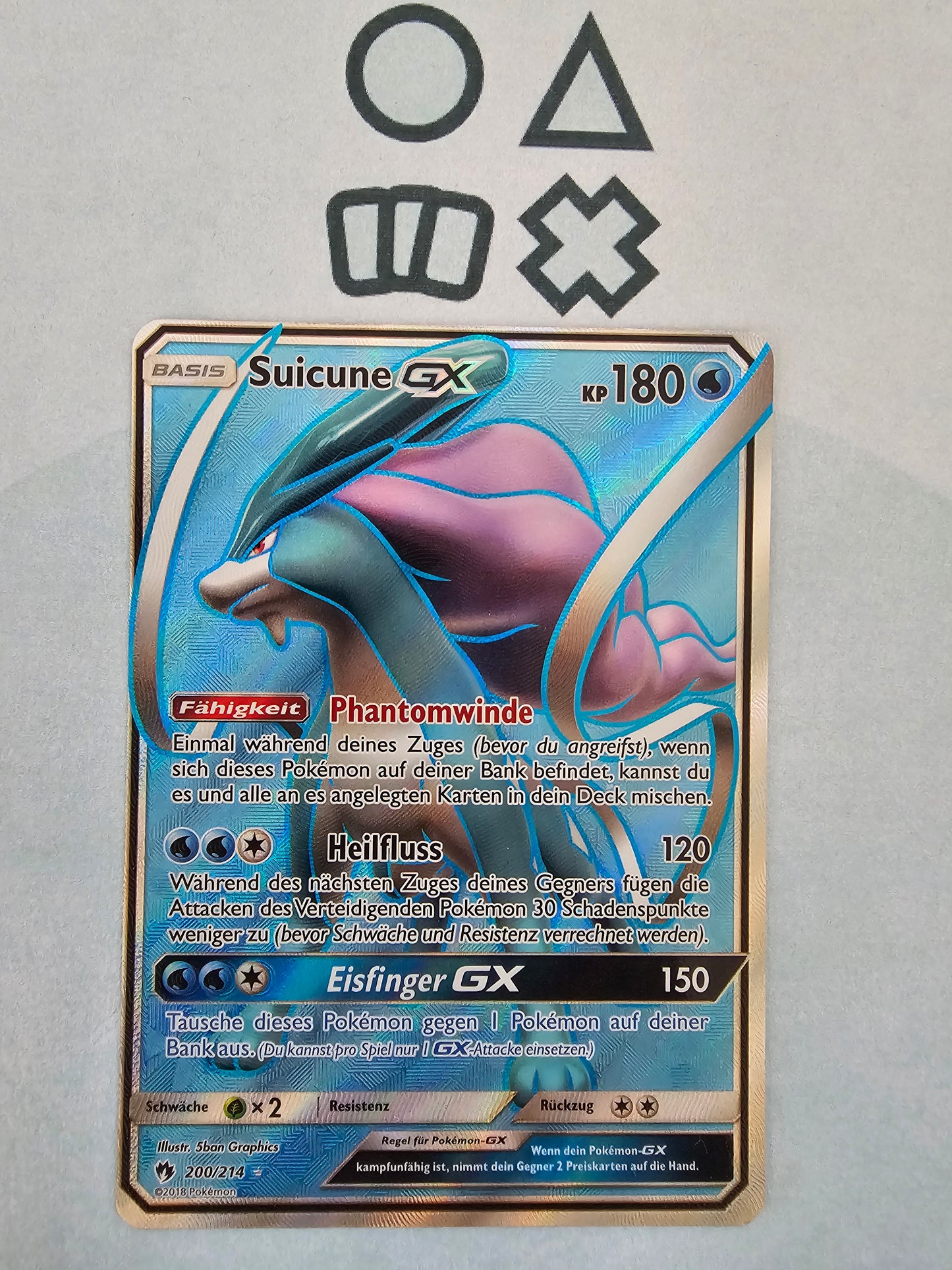 Suicune GX - NM (LOT200 SM LOST Thunder)