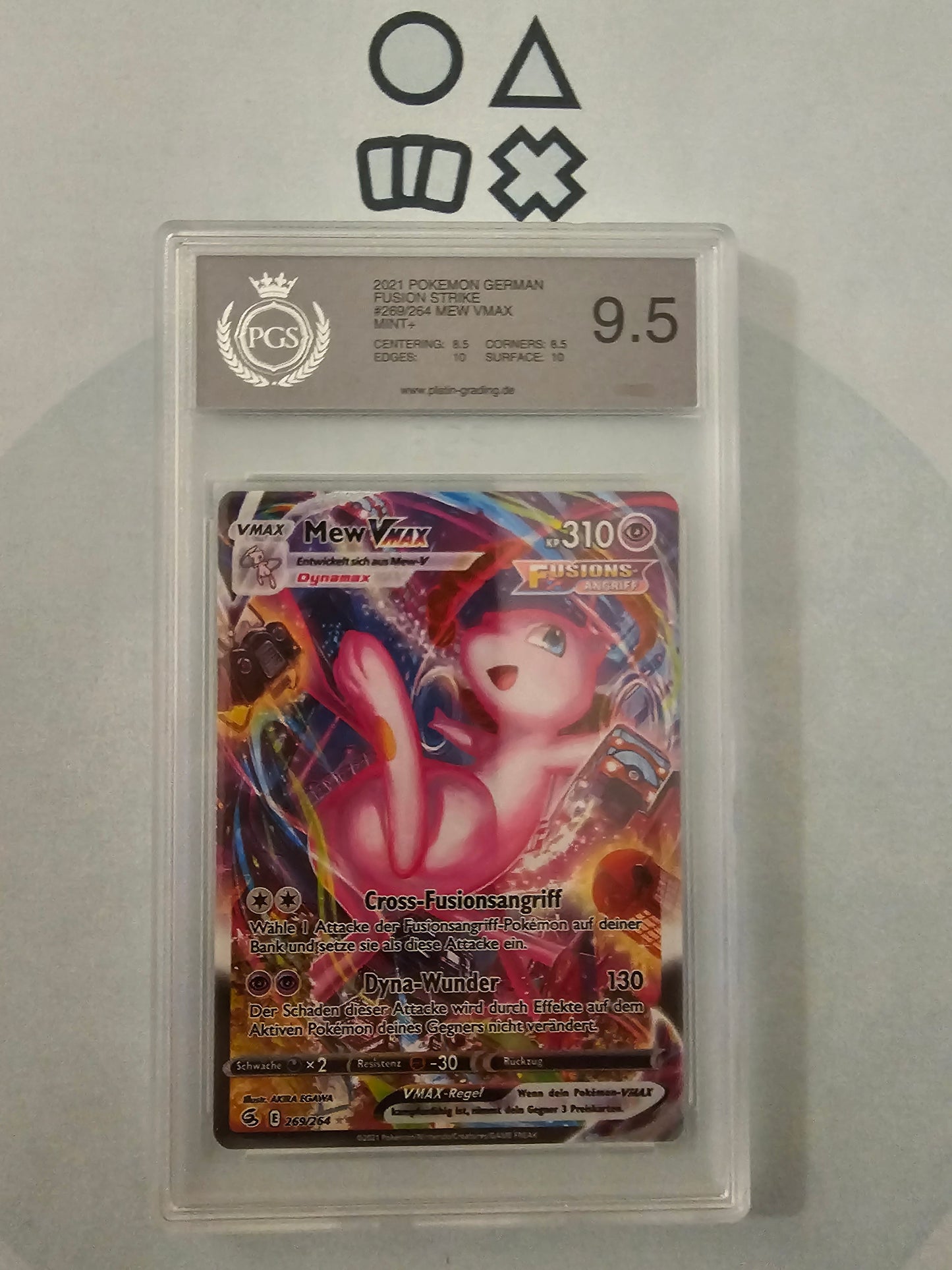 Mew VMAX - PGS 9.5 (FST269 SWSH Fusion Strike)