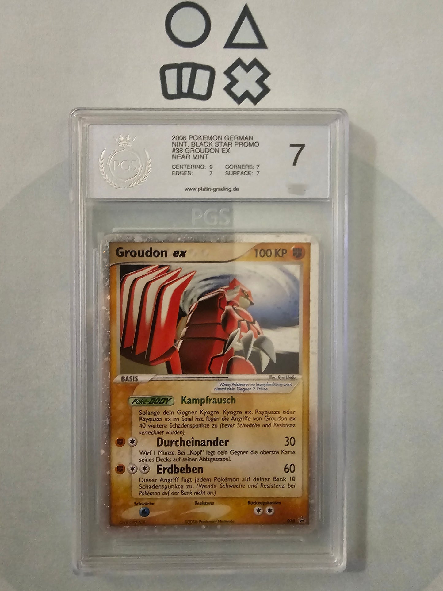 Groudon EX - PGS 7 (NP38 Nintendo Black Star Promo)