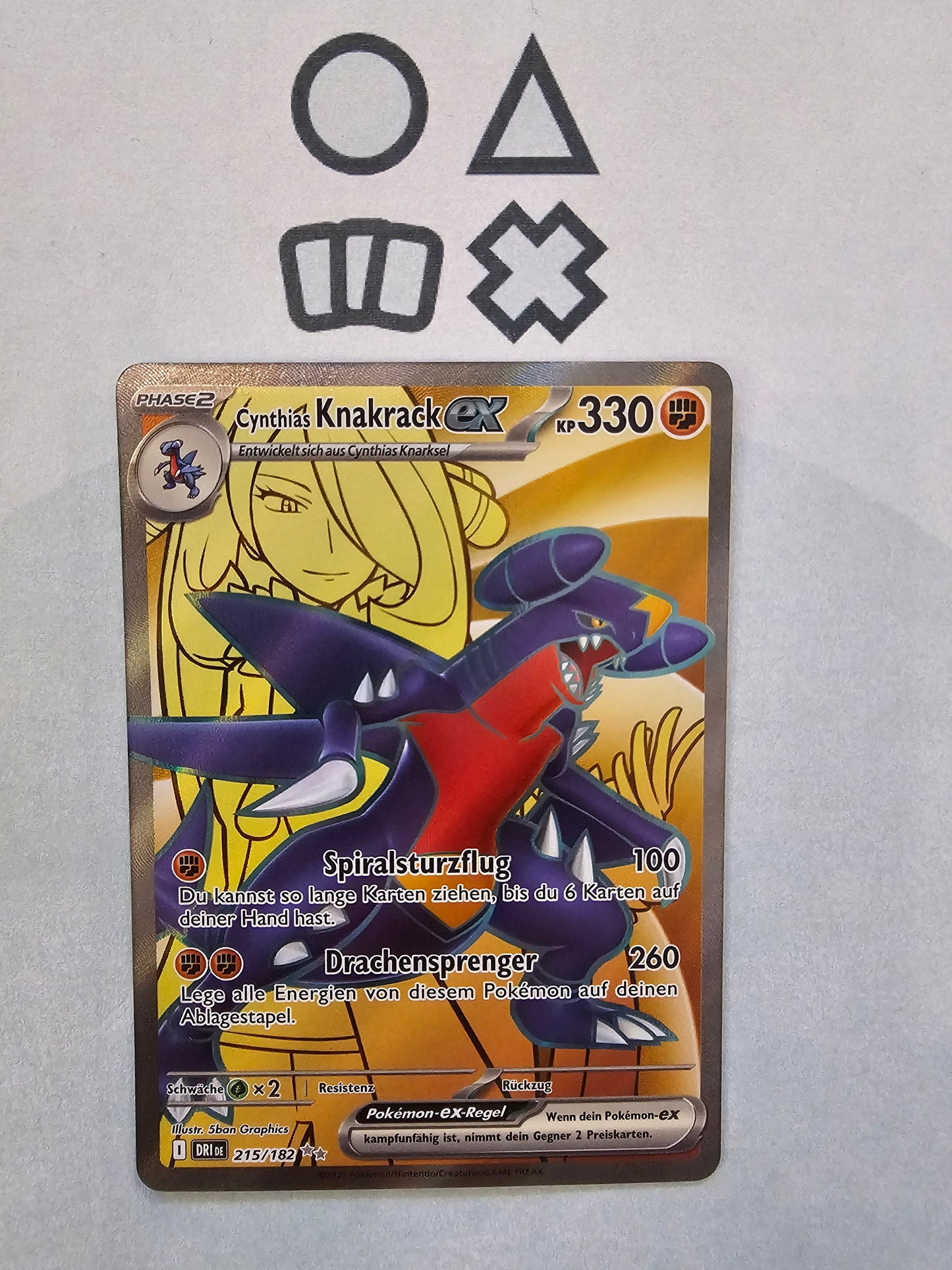 Cynthias Knakrack EX - NM (DRI215 S&V Destined Rivals)