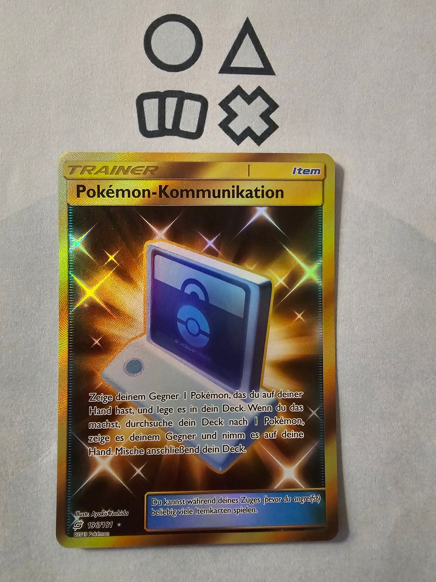 Pokémon Kommunikation - NM (TEU196 Sun & Moon Team Up)