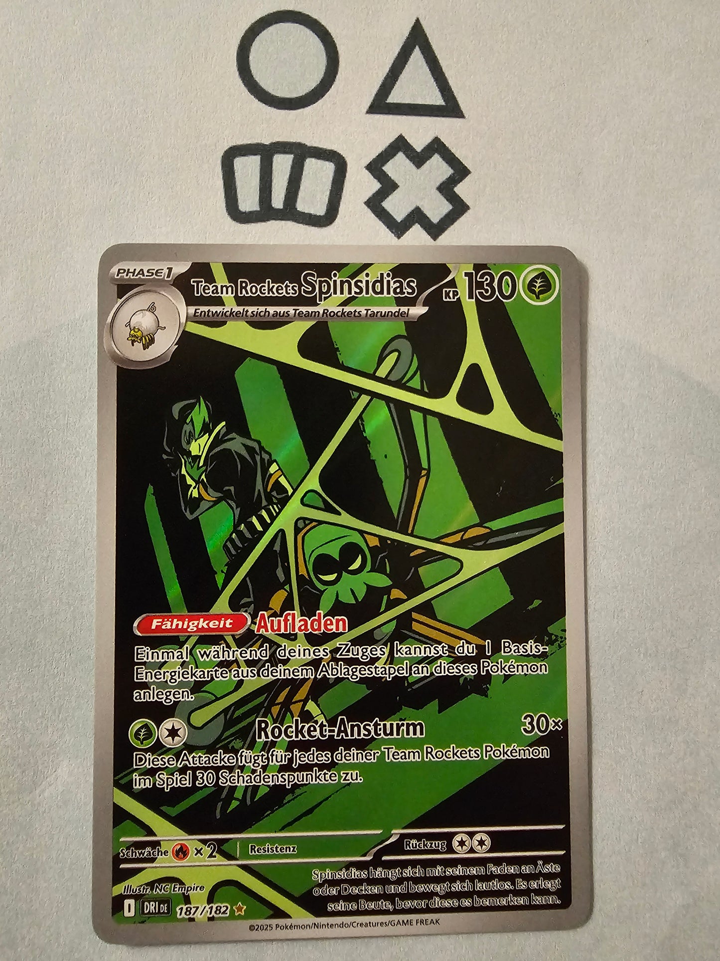 Team Rockets Spinsidias - NM (DRI187 SV Destined Rivals)